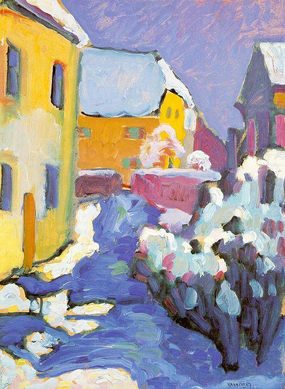 Wassily Kandinsky Cemetery and Vicarage in Kochel china oil painting image